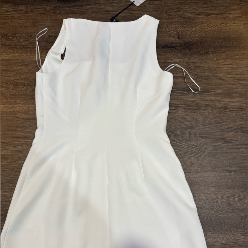 Sincerely Jules White Button-Front Mini Dress - Picture 4 of 4